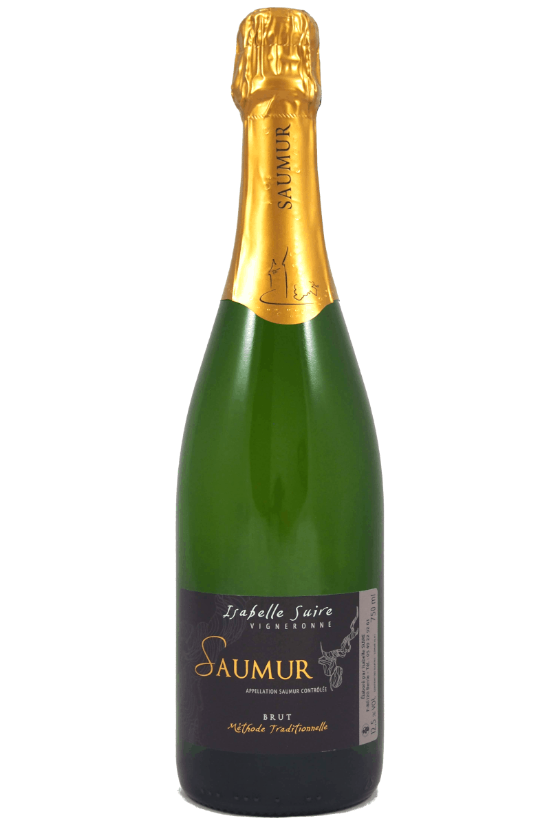 Saumur fines bulles blanc brut ou demi-sec